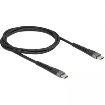 USB kabelis DeLOCK 81124 USB 2.0 1m USB C Melns