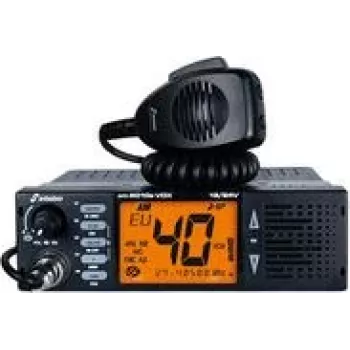 Profesionālā mobilā radio stacija Stabo XM 5010e, 40 kanāli, melna, 188×54×160 mm