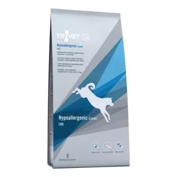 Sausā suņu barība TROVET Hypoallergenic LRD Lamb 3 kg — pieaugušiem suņiem, 20% proteīns, 16% tauki, bez lipekļa un sojas