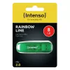USB zibatmiņa Intenso 8GB, zaļa, USB 2.0 (3502460)