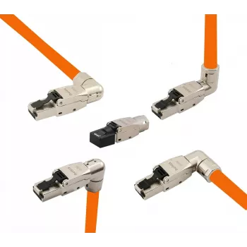 helos Cat 6A RJ45 savienotājs 263836 — 5 varianti, lauka konfigurējams