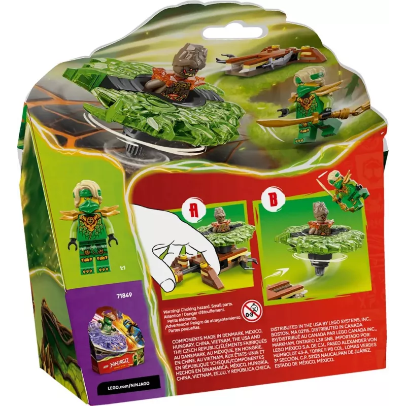 LEGO NINJAGO 71850 Lloids pret Elementāro Briesmoņu Vērpēju
