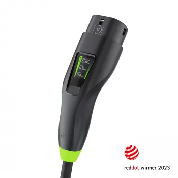 Green Cell Habu EVGC01 Mobilais EV lādētājs elektromobiļiem 11 kW 7 m Type 2 CEE Wallbox Melns