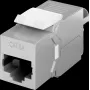 Goobay Keystone RJ45 modulis CAT 6A, STP, šaurā versija - krokodila tips, spaiļu sloksne LSA montāžai (bez instrumentiem) (79448)