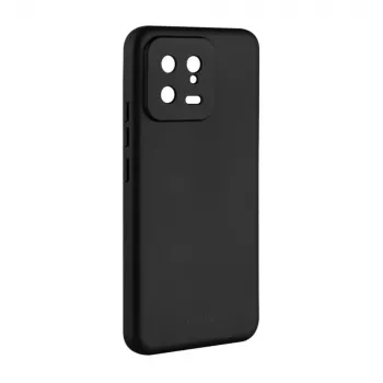 Fiksēts Story | Aizmugurējais vāciņš | Xiaomi | Redmi Note 14 Pro+ 5G | Gumijots | Melns