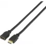SpeaKa Professional HDMI pagarinātāja kabelis [1x HDMI-Spraudnis — 1x HDMI-Ligzda] 1 m Melns (SP-7870528)