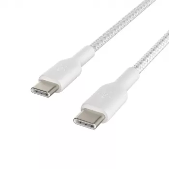 Pīts USB-C uz USB-C kabelis 1m Balts