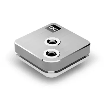 Alphacool 13444 Sudraba ūdens bloks 72mm x 72mm x 26.5mm