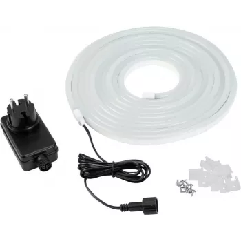 LED Neon Flex 24V komplekts EUROLITE 5 m CW (50499902) 24V auksti balts