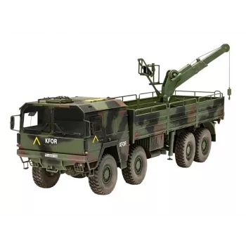 Plastmasas modeļu komplekts REVELL Man 10T Milgl 8x8 kravas automašīna 1/35 mērogā