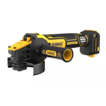 Leņķa slīpmašīna DeWalt DCG409VSN-XJ, bezvadu, iekļauts akumulatora brīdinājums