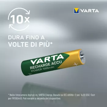 Varta Professional - Akumulators 2 x AAA - NiMH - (atkārtoti uzlādējams)