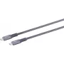 USB kabelis S/CONN 13-67010 USB4 Gen 2x2 0.5m Pelēks
