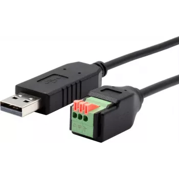 USB uz RS-485 seriālais kabelis Exsys EX-13009 1,0 m, FTDI mikroshēma