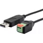 USB uz RS-485 seriālais kabelis Exsys EX-13009 1,0 m, FTDI mikroshēma