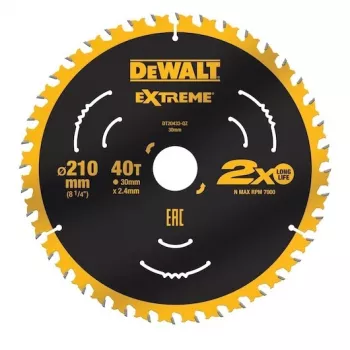 Zāģa asmens ripzāģim DeWALT DT20433-QZ 1 gab.