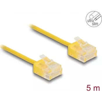 Tīkla kabelis DeLOCK RJ45 Cat.6 UTP 5m Dzeltens