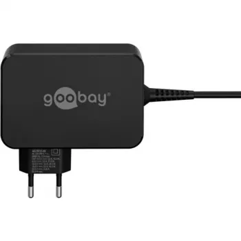 Goobay 65420 Laptop Melns AC Ātrā Uzlāde Iekštelpām (65419)