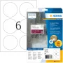 Pašlīmējošā printera etiķete HERMA Signs A4 Ø 85 mm
