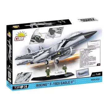 Cobi Būvbloķēšanas komplekts Boeing F-15EX Eagle II modelis COIB-5900, kolekcionējams mēroga konstruktors