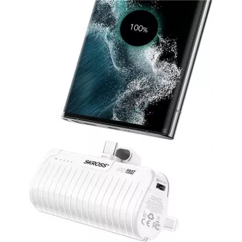 SKROSS Power Stand 18.5 W 5000 mAh - Powerbank un viedtālruņa statīvs (SKPB0003RPSCN)