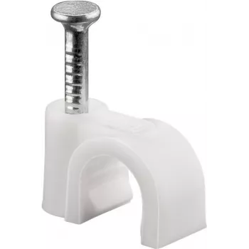 Kabeļa skava, balta - Maks. kabeļa diametrs 6.0 mm