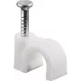 Kabeļa skava, balta - Maks. kabeļa diametrs 6.0 mm