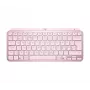 Logitech MX Keys Mini Pink — kompakta bezvadu apgaismota tastatūra