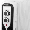 Adler AD 7816 eļļas radiators | 2000 W | 3 jaudas līmeņi | Balts