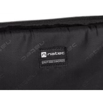 Portfelis NATEC Beira 39,6 cm (15,6 inch) — poliesters, 1 galvenais nodalījums, plecu siksna, melns