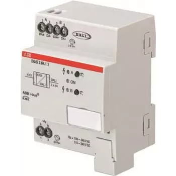 ABB DALI-Gateway Basic DG/S2.64.1.1, 2-kanālu interfeiss DALI vadībai