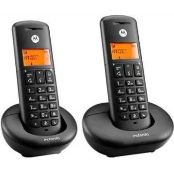 Motorola E202 Duo DECT telefons Melns