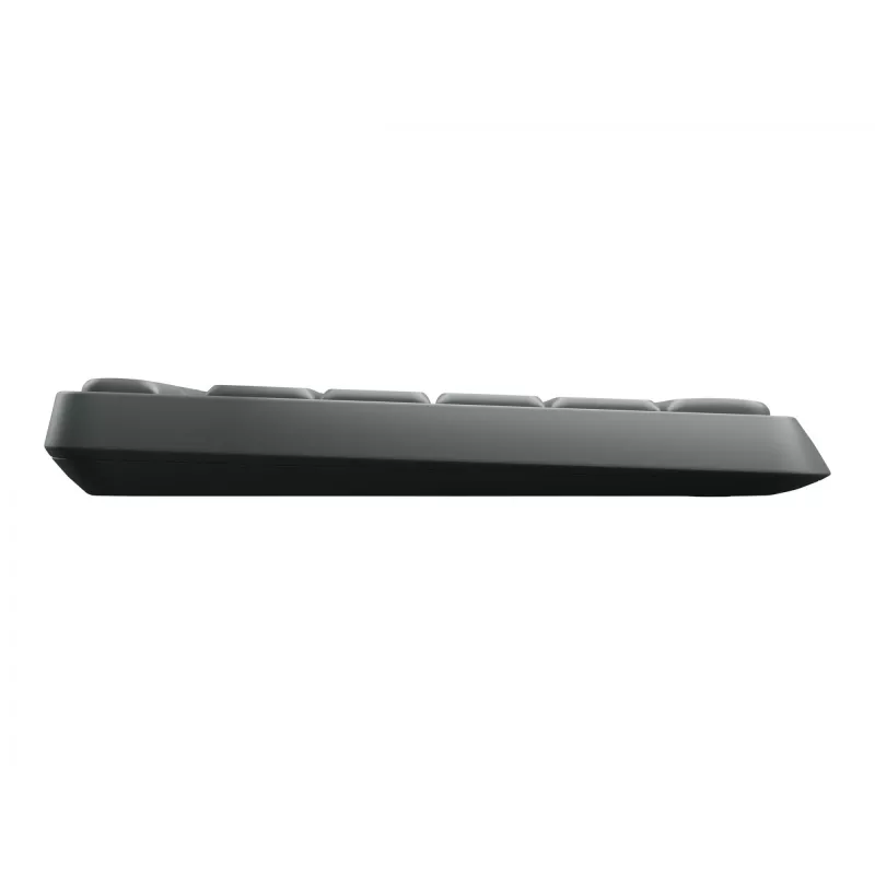 Logitech MK235 bezvadu tastatūras un peles komplekts, pilna izmēra, pelēks