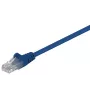 Wentronic Goobay CAT 5e Patch Kabelis, U/UTP, Zils, 0,5 m - CCA Vara-Misiņš (68335)