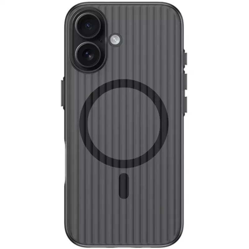 4smarts Aero Ribbed Design Case iPhone 17 16 cm (6.3 collas) Melns Caurspīdīgs