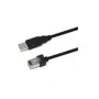 Newland CBL026U kabeļa dzimuma pārveidotājs RJ-45 USB-A Melns 2m