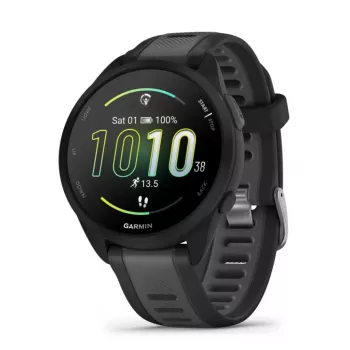 Garmin Forerunner 165 3.05 cm (1.2) AMOLED 43 mm Digitāls 390 x 390 pikseļi Skārienekrāns Melns GPS (satelīts)