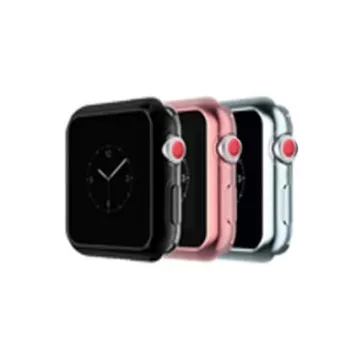 Aizsargmaciņš Devia Gold-plated series V2 Apple Watch 44mm, rozā zelta apdare