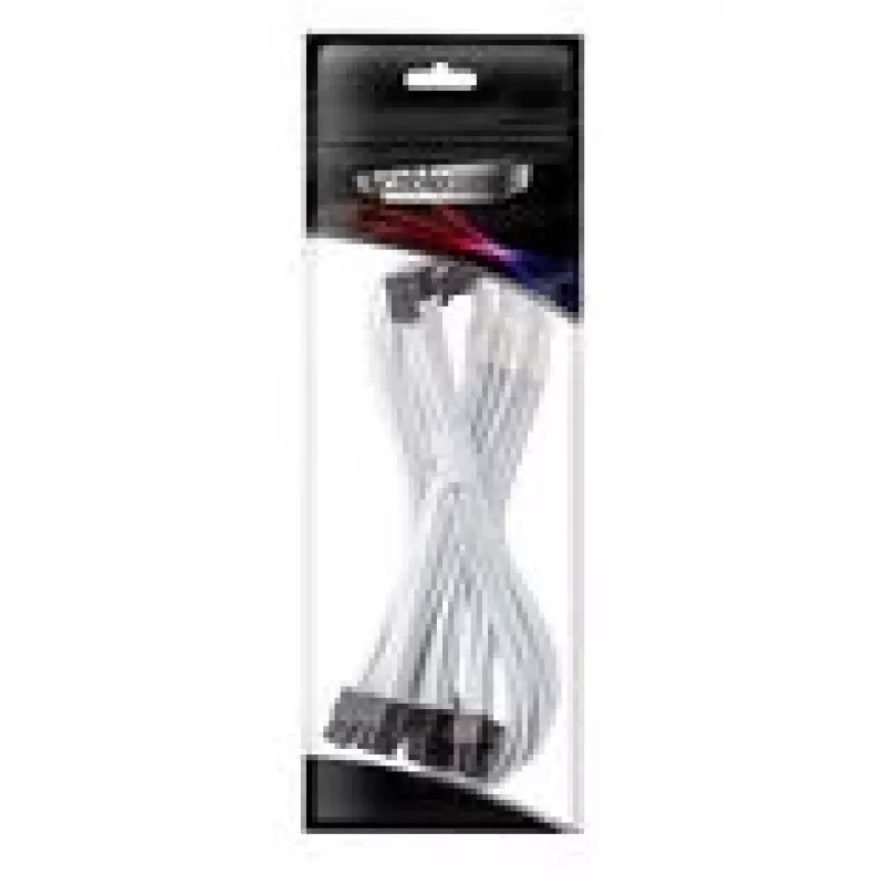 CableMod C-Series Pro pagarinājuma kabelis Variante B 90, 16‑Pin uz 4x 8‑Pin PCIe