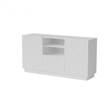Kumode Cama Meble LIVERTI 150x42x78 cm balta, skaidu plātne, 1 atvilktne
