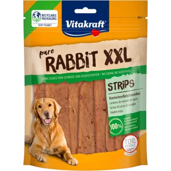 VITAKRAFT Pure Rabbit Strips - suņu kārums - 250 g