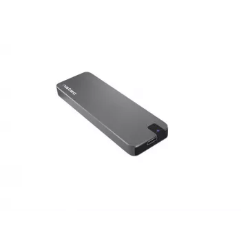 SSD ārējais korpuss NATEC Rhino M.2 NVMe Melns 2 TB USB Type-C, M.2 NVMe, USB 3.1 Gen 2, atbalsta 30 mm