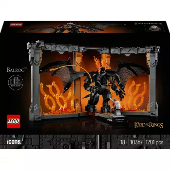 LEGO ICONS 10367 Gredzenu Pavēlnieks: Balroga Grāmatplaukta Nīša