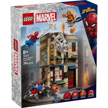 LEGO Marvel komplekts 76317 Pītera Pārkera dzīvoklis ar Spider-Man minifigūru