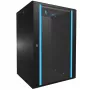 Pie sienas montējams skapis Extralink Rackmount 18U 600x600 Melns ar atslēgas slēdzi