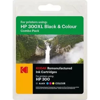 Kodak 185H030023 tintes kasetne HP D2660 — melna 9 ml un krāsu 12 ml (saderīga ar CN637EE/300)