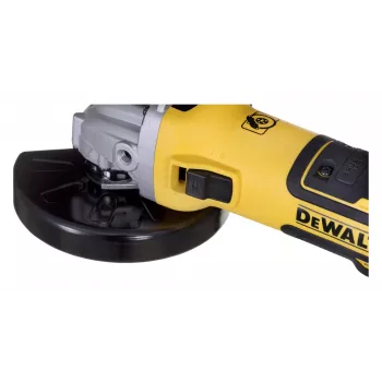 DeWALT DWE4357-QS portatīvā disku slīpmašīna, melna/dzeltena, 10500 RPM, 1700 W