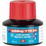 Pildījums marķierim Edding FTK 25, sarkana tintes pildījums 25 ml, saderīgs ar edding 380/383