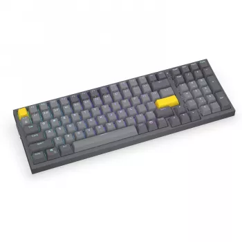 Celeris 1800, Gaming tastatūra Pelēka, US izkārtojums, ENDORFY Yellow by Gateron