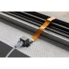 Loga caurlaide Ultra-Slim, RJ45, kabelis melns/varš, 30cm